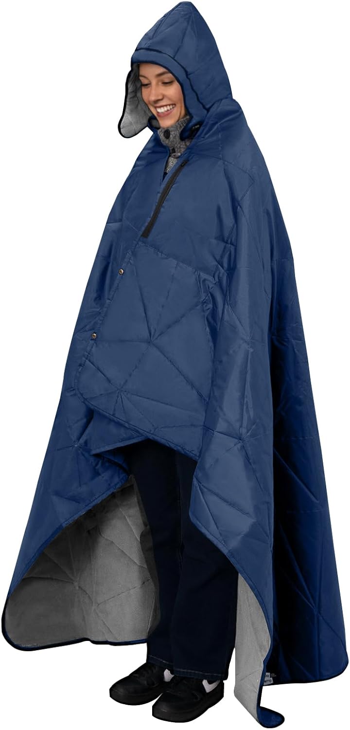 Large Waterproof Outdoor Blanket Thick Fleece 80" x 58"