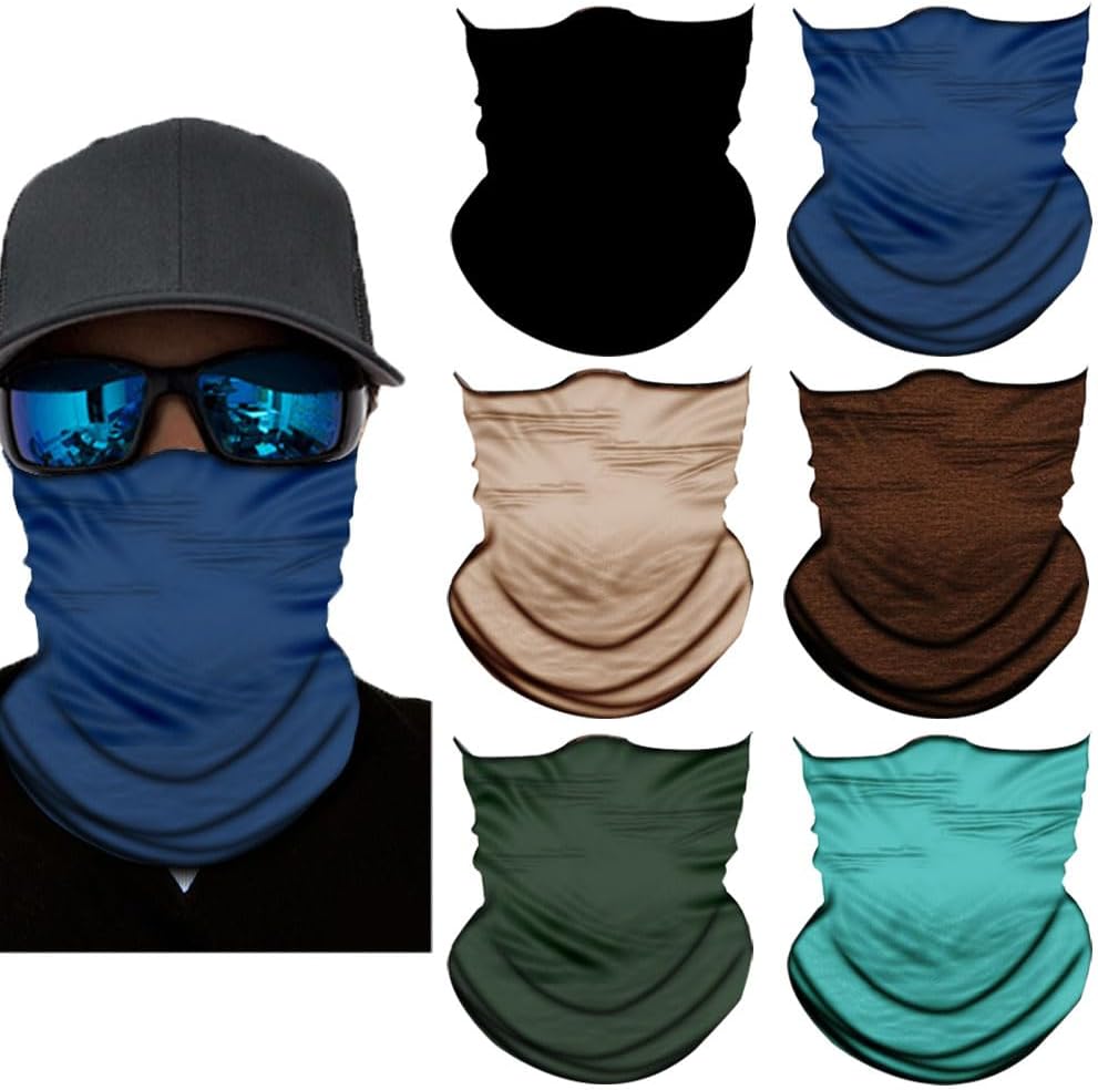Neck Gaiter Mask,UV Protection Bandana Gator Face Cover Covering Mask,Tube Scarf,Neck Warmer Balaclava,Headband