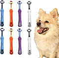 Orgrimmar 8 Pcs 3-Sided Pet Toothbrush Dog Cat Mouth Dental Teeth Care