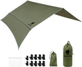 GEERTOP 10 x 12 ft Camping Tarp with Detachable Side Wall