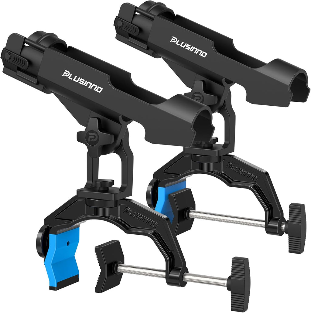 PLUSINNO 1/2/4 Pack Fishing Rod Holders for Boat, Fishing Rod Holder