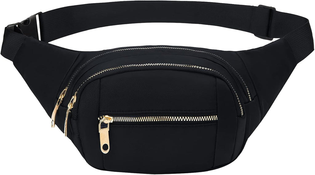 Crossbody Fanny Pack for Men&Women,Large Waist Bag & Hip Bum Bag with Adjustable Strap for Outdoors Workout Traveling Casual Running Hiking Cycling
