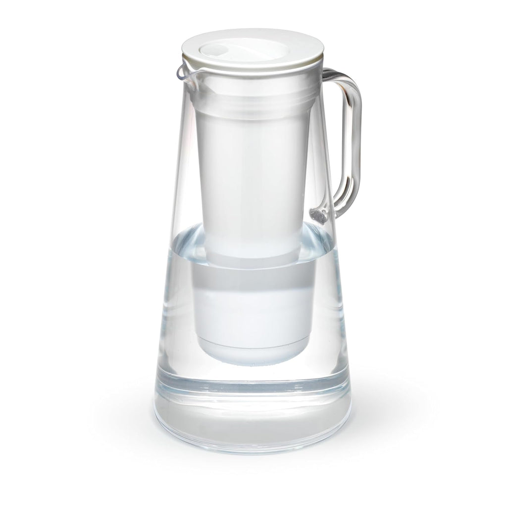 LifeStraw Home – Water Filter Pitcher, 7-Cup, White, BPA Free Designed for Everyday Protection Against Bacteria, parasites, microplastics, Lead, Mercury, PFAS, and a Variety of Chemicals
