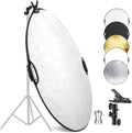 NEEWER 32"/80cm 5 in 1 Light Reflector with Clamp & Hand Grips, RF-80II
