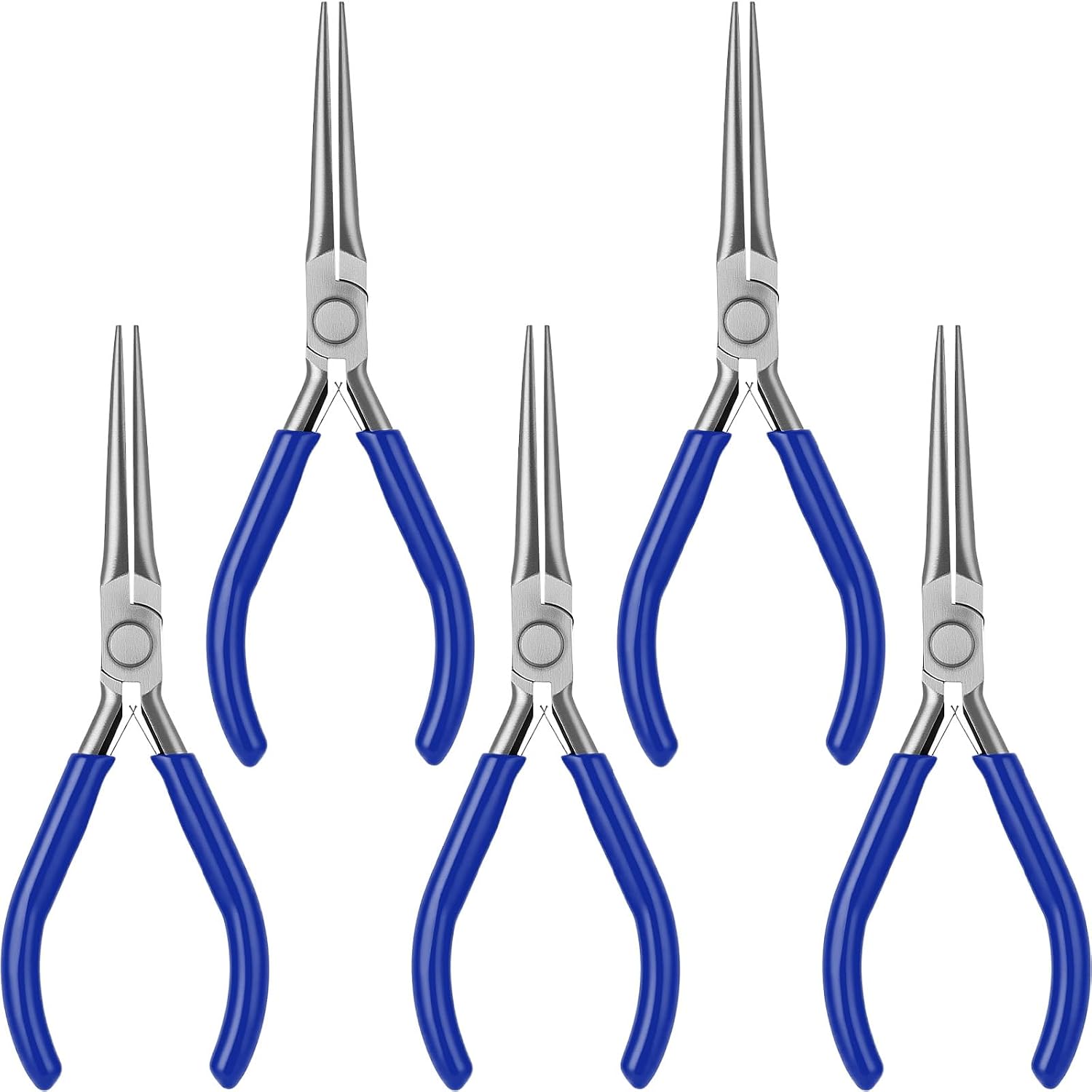 10 Pcs Mini Needle Nose Plier Bulk Jewelry 6 '', Black