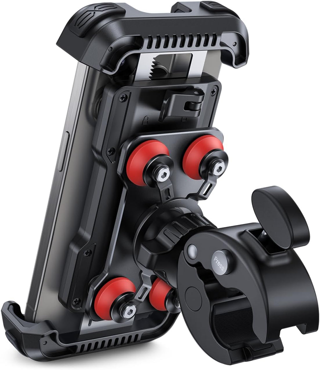 Lamicall Motorcycle Phone Mount Holder with Dual Vibration Dampener