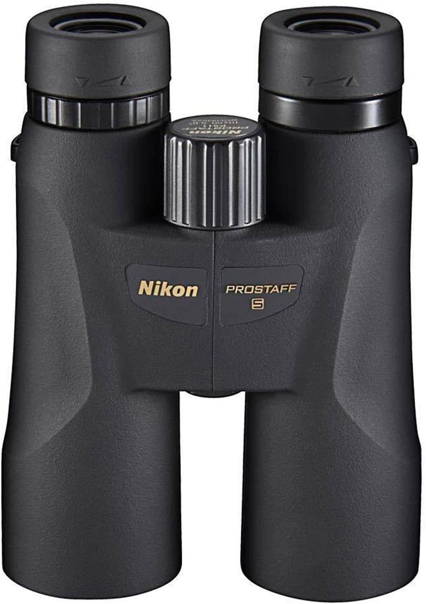 Nikon PROSTAFF 5 10x42mm Binoculars - High-Definition Multilayer-Coated Optics, Waterproof Fogproof Lightweight Outdoor Binoculars for Birdwatching, Hiking, Nature Observation (7571)