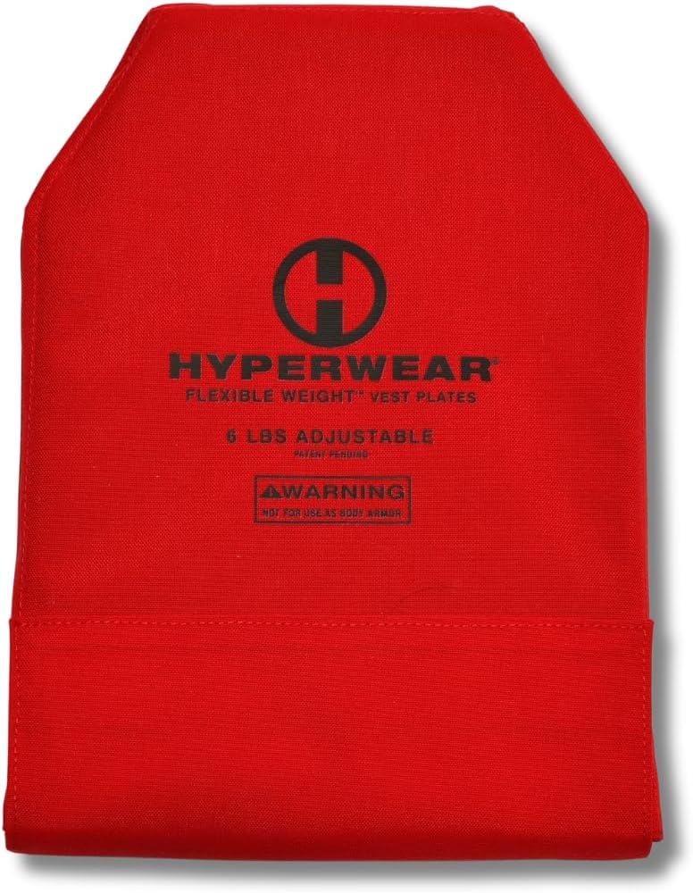 HYPERWEAR FlexLoad™ Adjustable Rucking Plates – Flexible, Low-Profile Weight System for Rucking Backpacks & Weighted Training