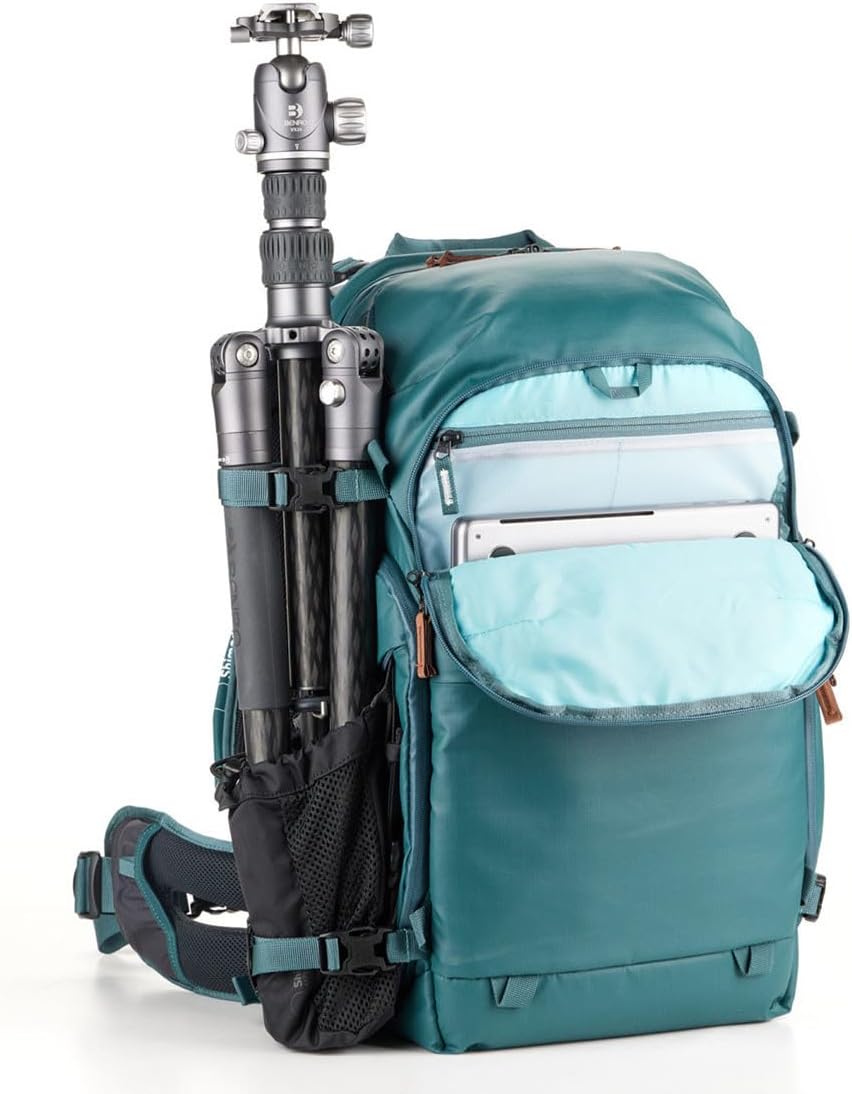Shimoda Explore v2 25 Women's Starter Kit, Outdoor Photography Adventure Backpack with Small Mirrorless Core Unit, Fits Mirrorless and DSLR Cameras, 14-inch Laptop Sleeve, Rain Cover Included, Teal
