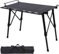 Aircity Folding Camping Table, Portable Aluminum Table, Adjustable Height