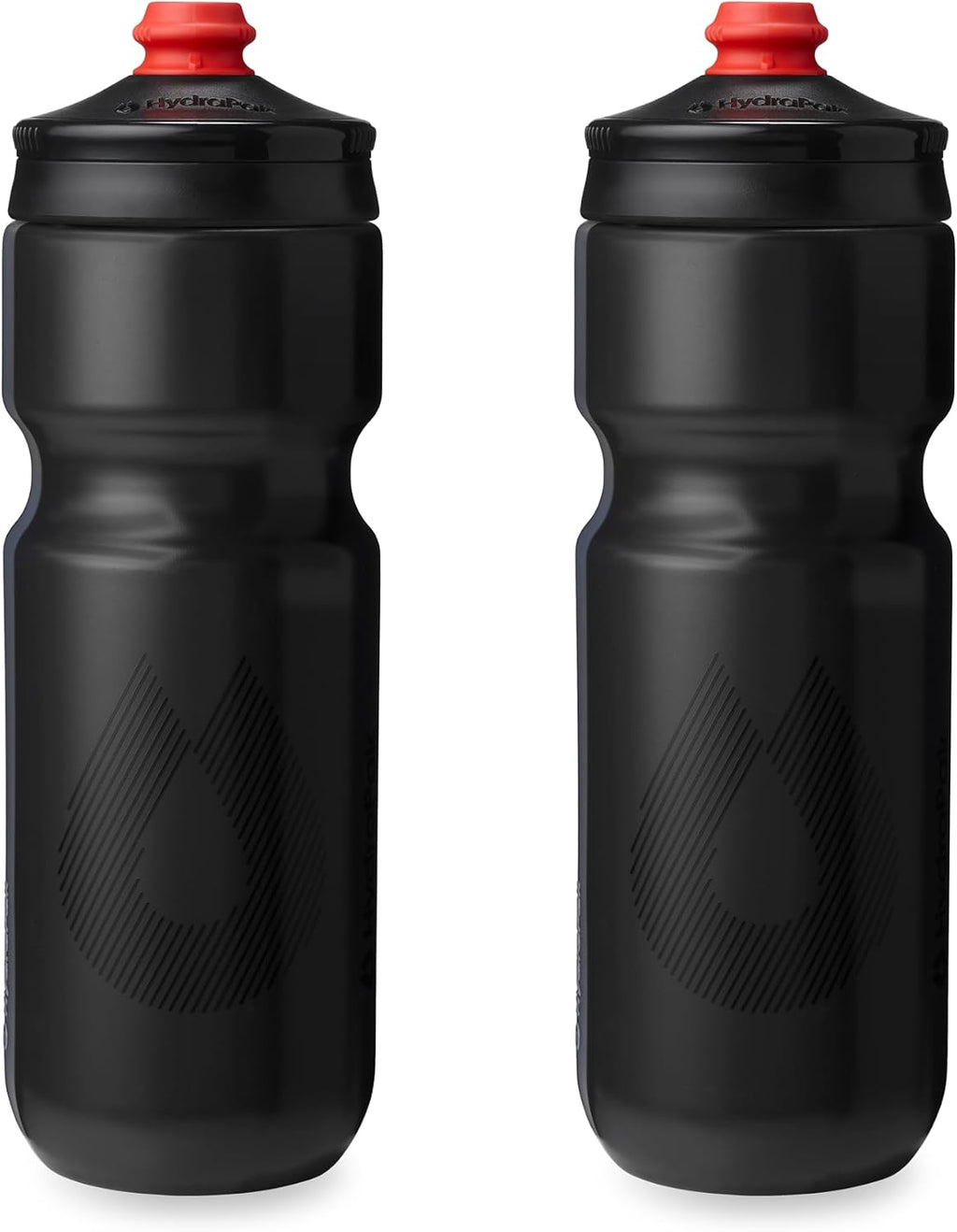 HydraPak Breakaway Surge Lightweight Bike Water Bottle (25oz, Charcoal)
