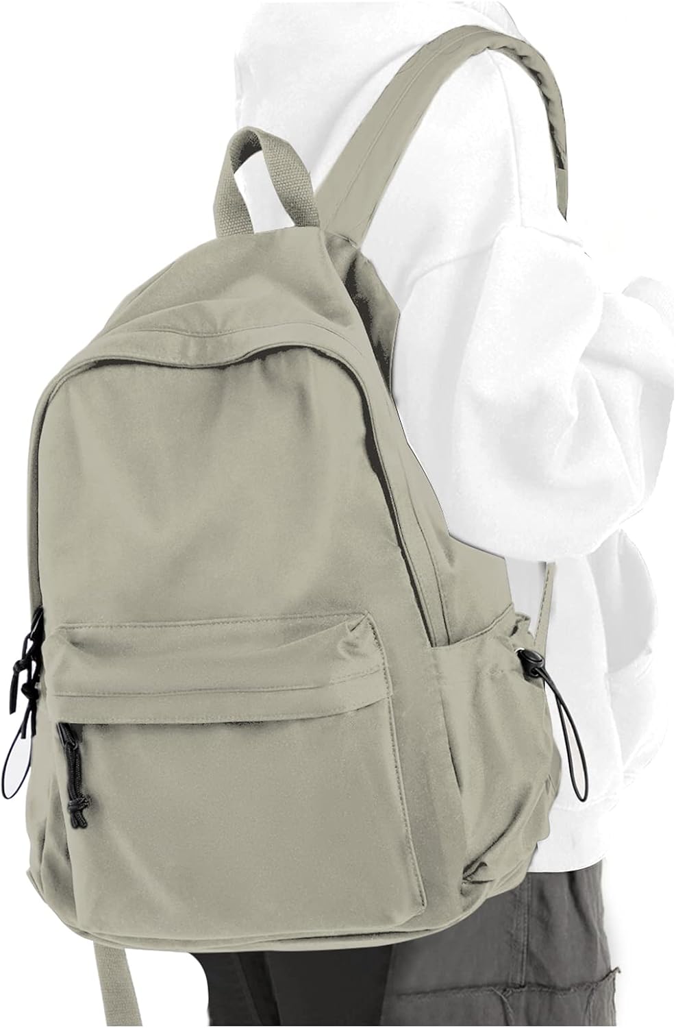 Blue School Backpack for Girls Water Resistant High School Book Bag Simple Backpack for Teens Boys Girls, Lightweight Middle School Back Pack Daypack