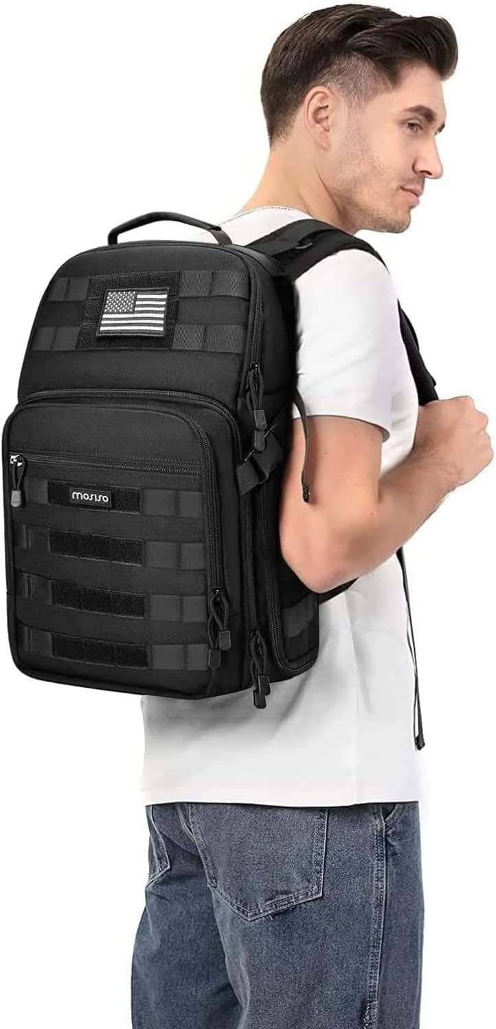 MOSISO Camera Backpack, DSLR/SLR/Mirrorless Tactical Camera Bag Case