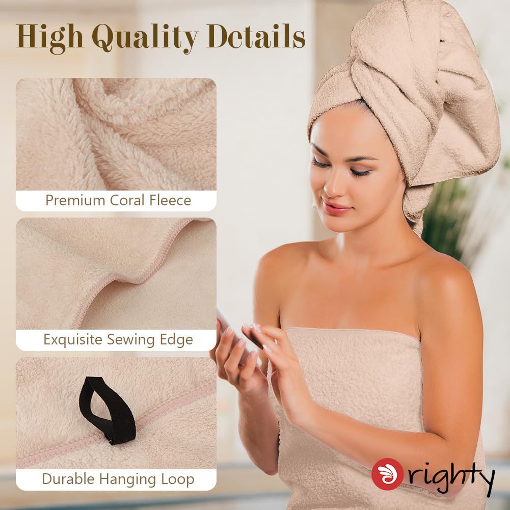Orighty Bath Towels, Soft Feel Bath Towel, 2 Pack (27'' x 54'')