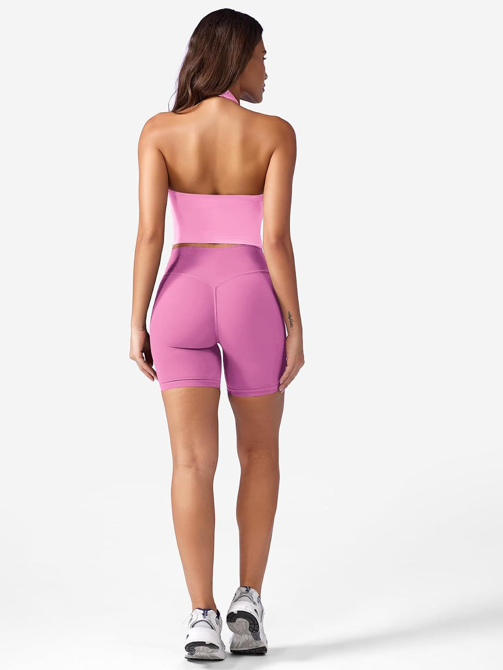 YEOREO CoreFlex Women's Halter Crop Tank Top