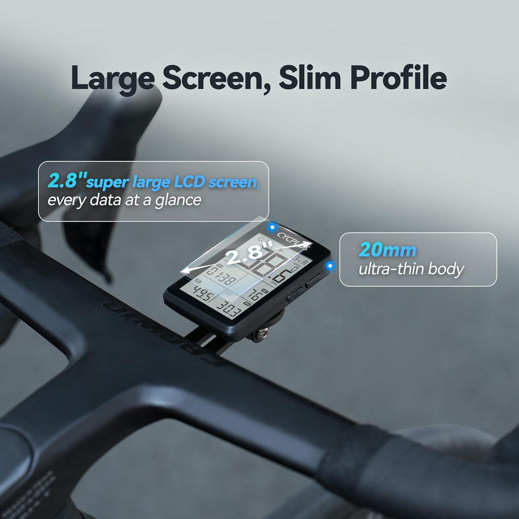 CYCPLUS Bike Pump AS2PRO + GPS Bike Computer M3
