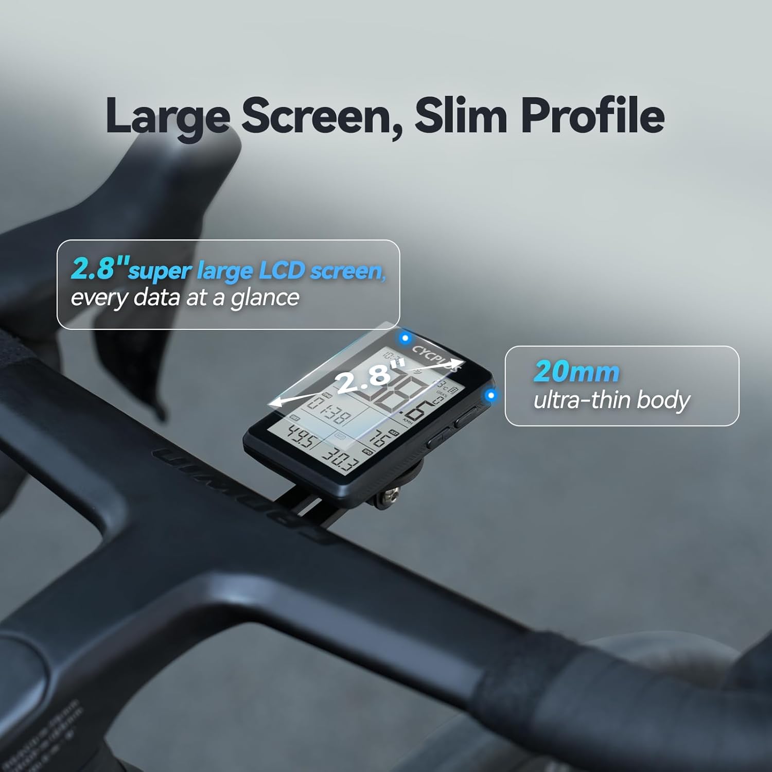 CYCPLUS Bike Pump AS2PRO + GPS Bike Computer M3