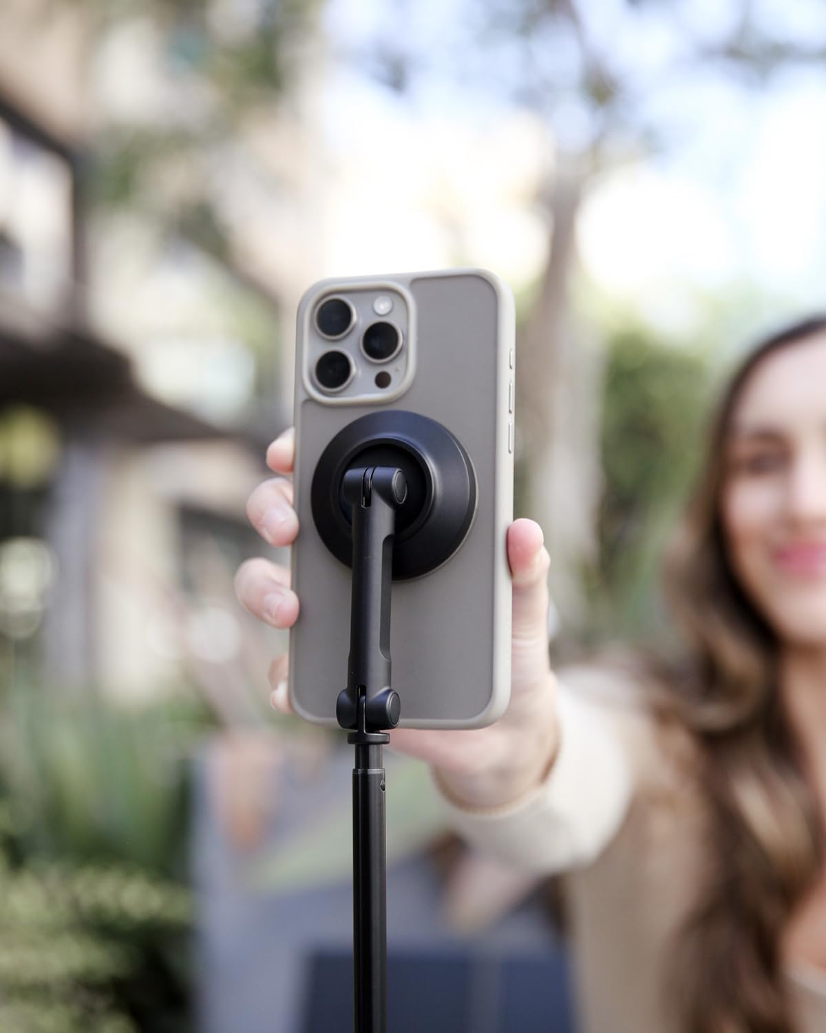 KraftGeek Magnetic Phone Tripod for iPhone, JustTap Tripod for MagSafe