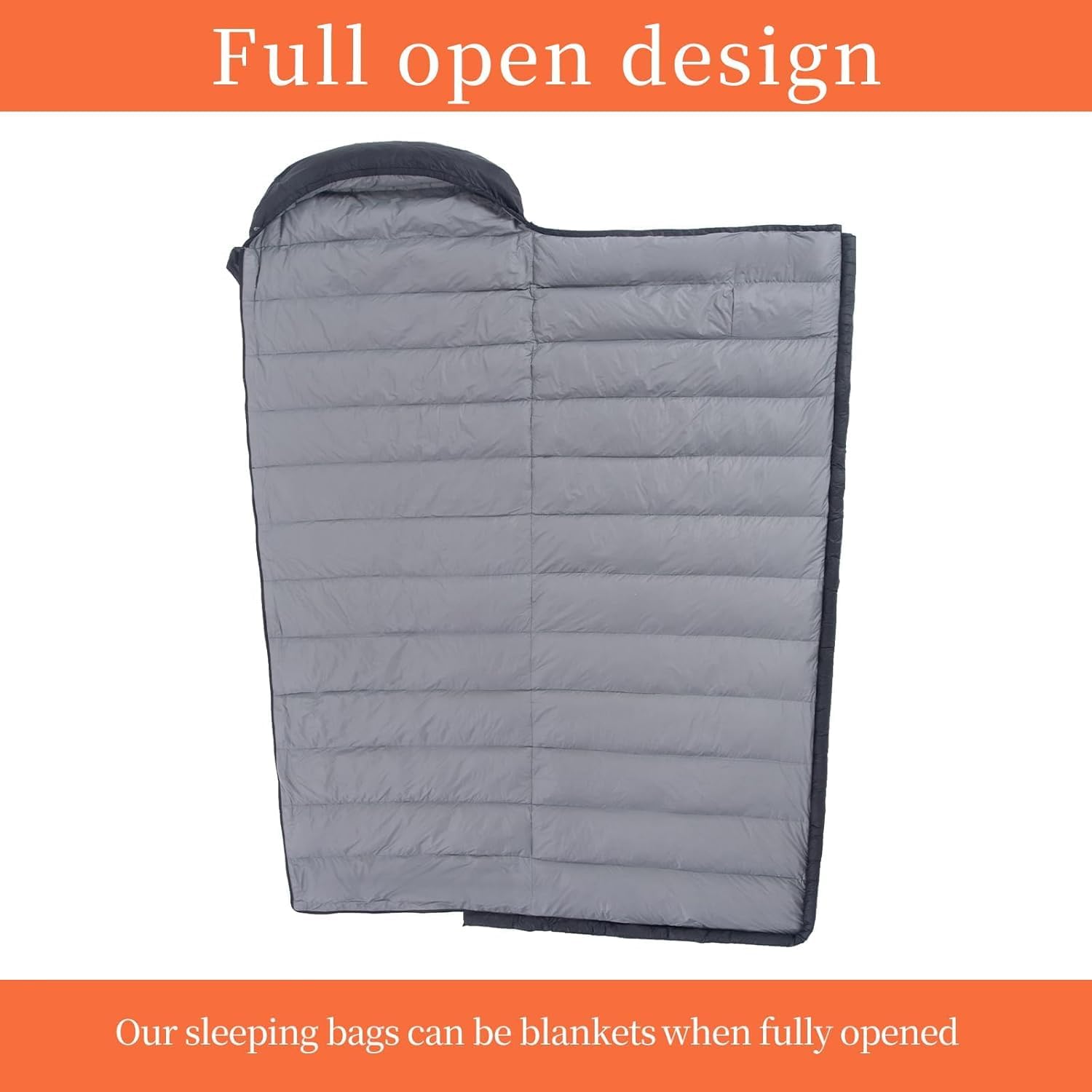 Down Sleeping Bag for Adults, 600FP Cold Warm Weather Backpacking