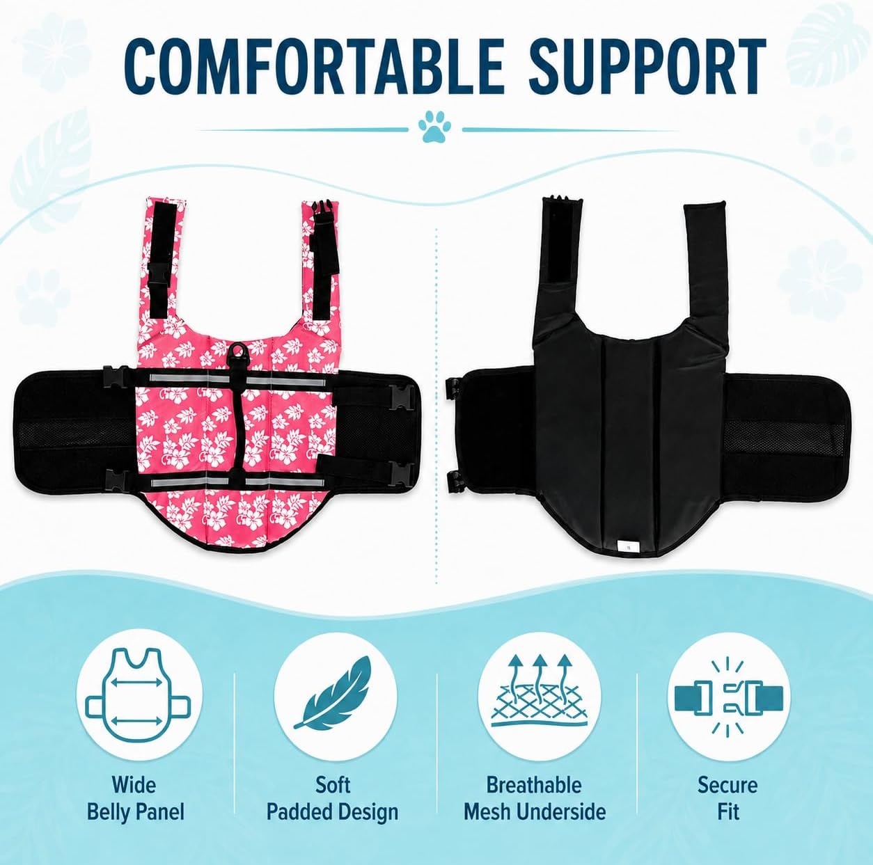 Dog Life Jacket Swimming Vest - Small Cat Puppy Coat Dachshund Float, XXS