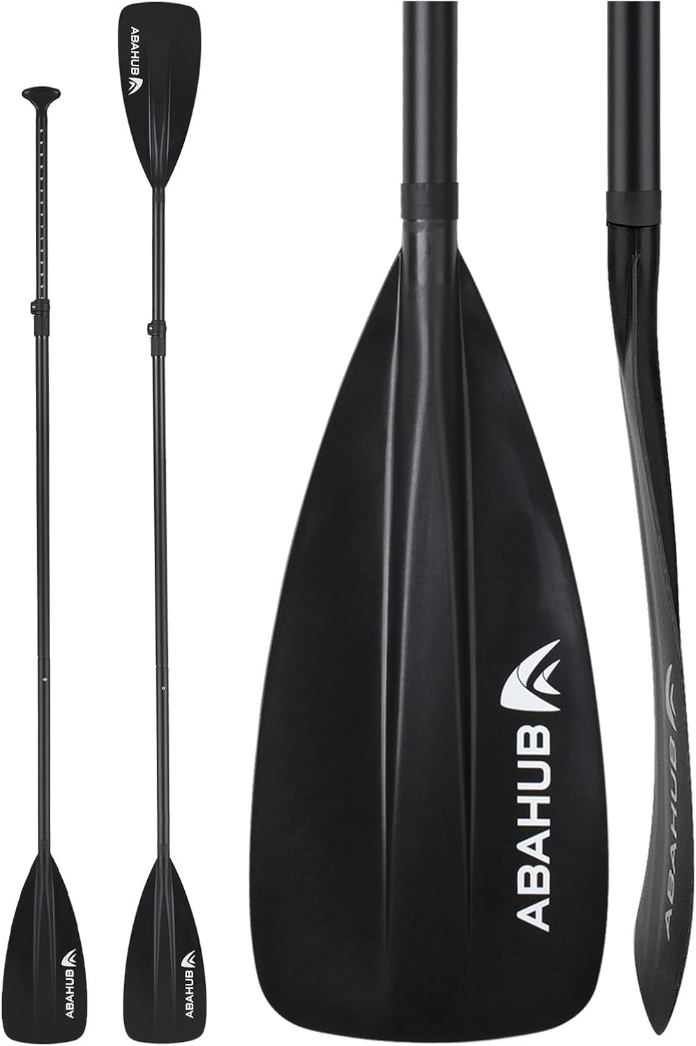 Abahub 3/4-Piece Adjustable SUP Paddle, Lightweight Aluminum Alloy Shaft