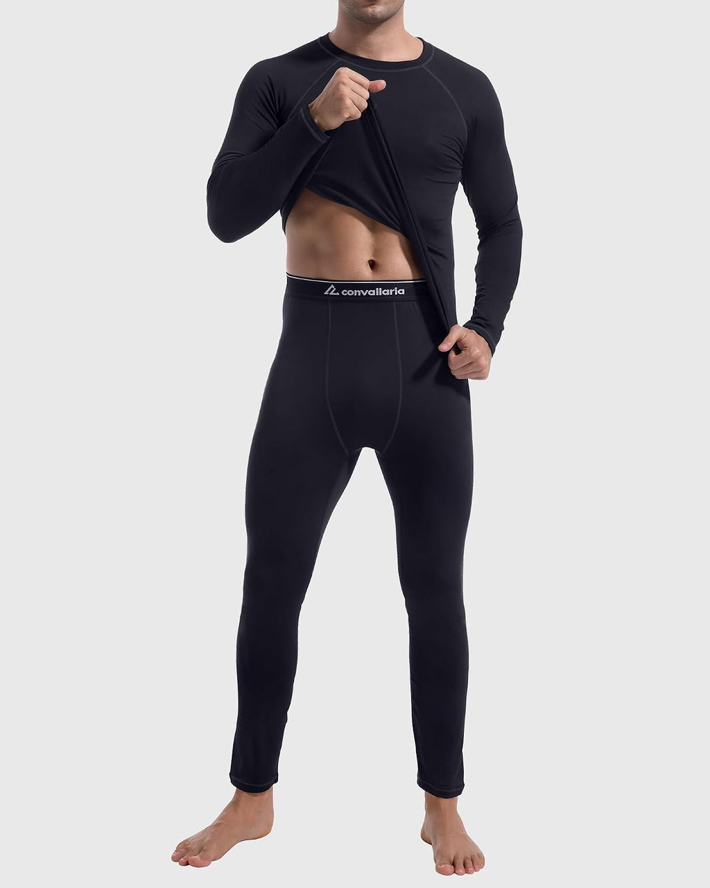 Mens Thermal Underwear Long Johns Sets Cold Weather Base Layer Shirts