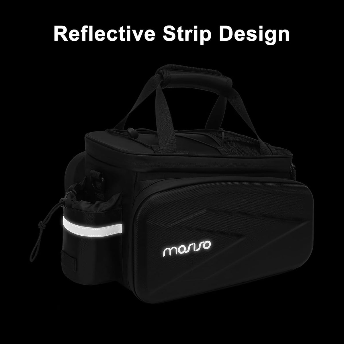 MOSISO Bike Rack Bag Trunk Cooler Handbag, Bicycle Rear Seat Bag
