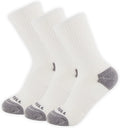 Merrell Unisex Eco Cushioned Crew Socks, Recycled Sustainable Hiker With Targeted Cushion