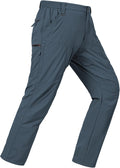 SPOSULEI Mens Lightweight Cargo Hiking Outdoor Quick Dry Work Tactical Pants 6 Pockets Water Resistant Fishing Travel Pants