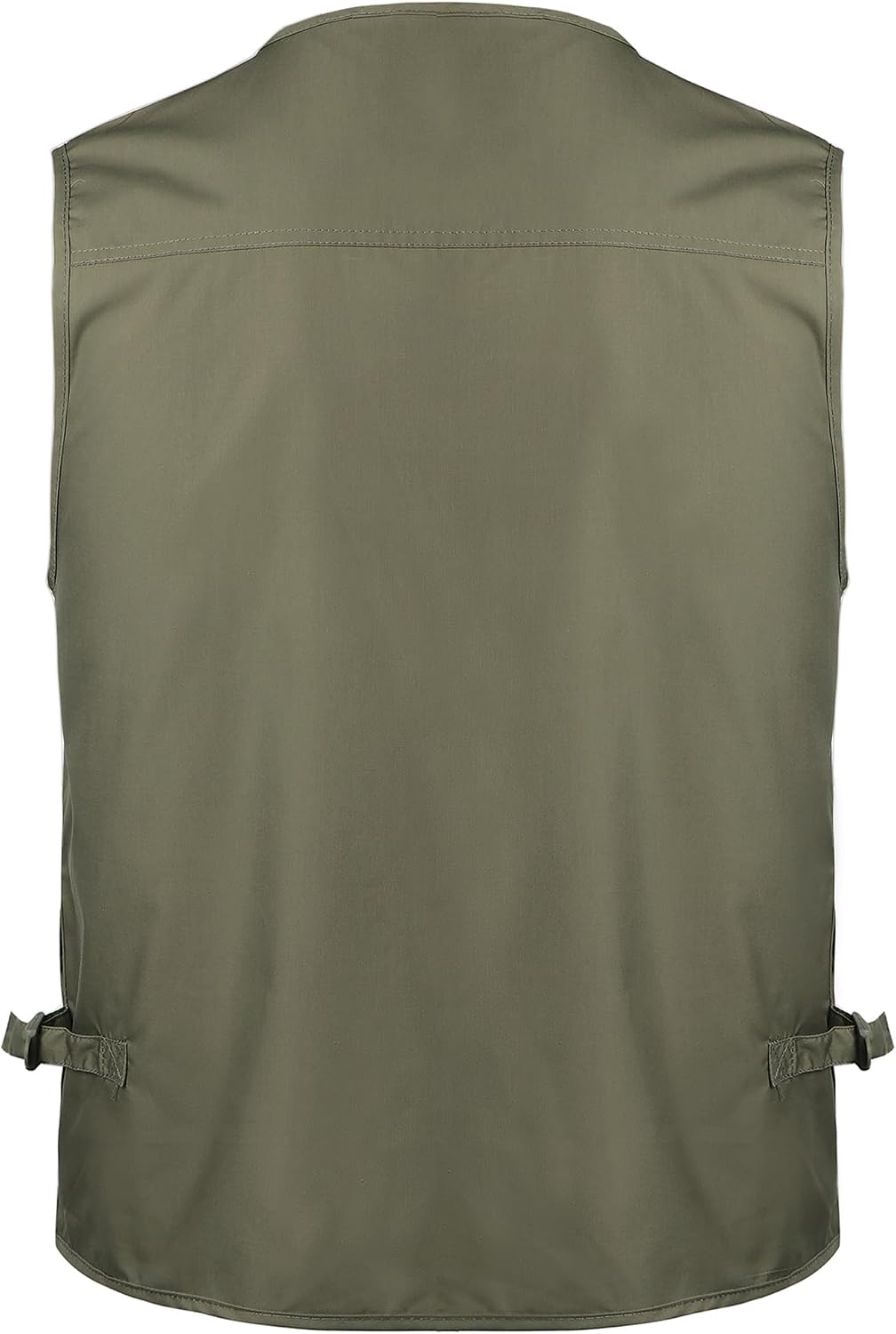 Flygo Men's Fishing Vest Utility Lightweight Outdoor Travel Safari Photo Cargo Vest with 16 Pockets