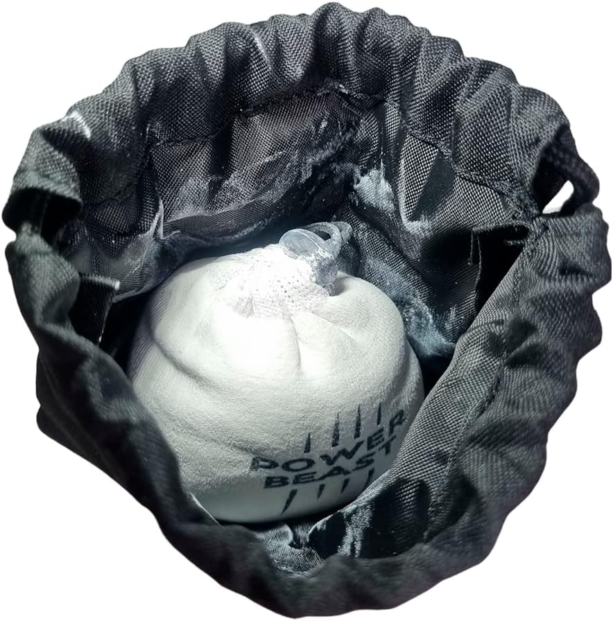 Refillable Chalk Ball + Bag, Boulder Chalk, Sport Chalk, Gymnastics, Rock Climbing, Bouldering, Weightlifting, Climbing, Pole Dance, Bodybuilding, Tennis, Padel, Cross Training, Gym.