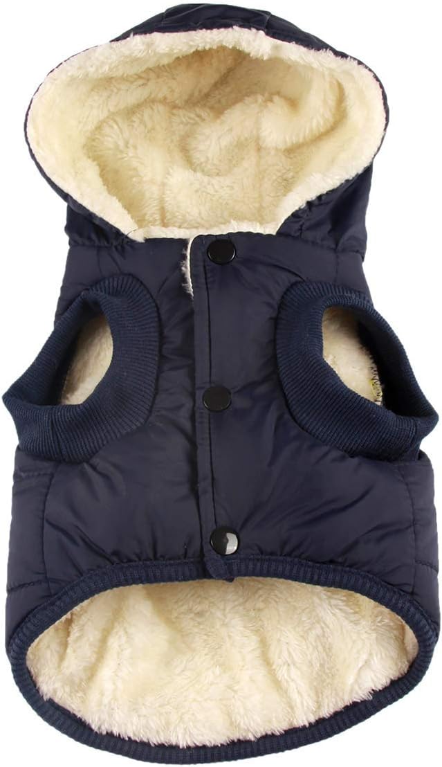 Vecomfy Warm Dog Coats with Hoodie,Winter Dog Jackets for Large Dogs