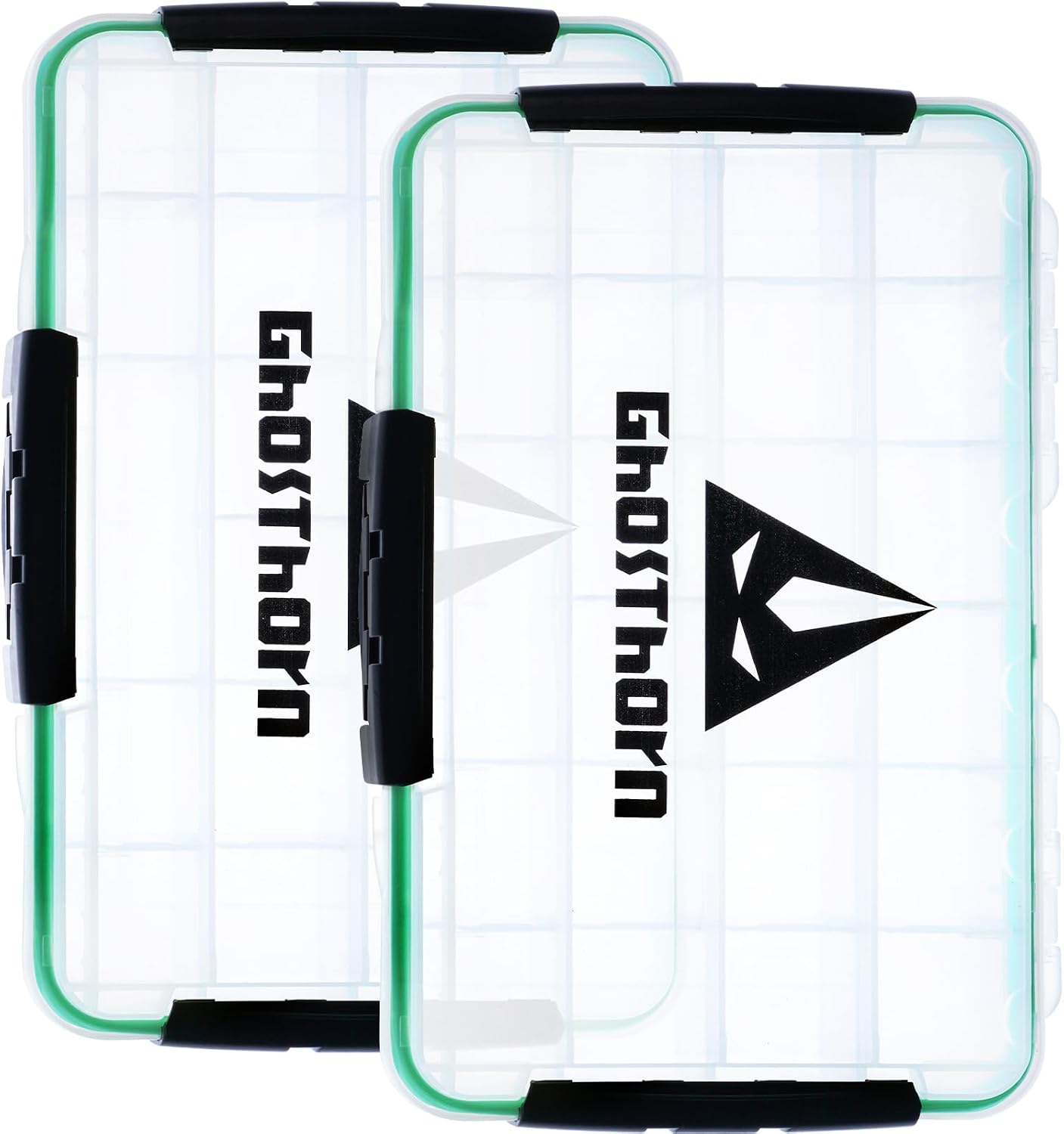 Ghosthorn Waterproof Fishing Tackle Box Organizer 3600 Lure Storage 2 Pack