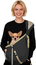 Dog Carrier Sling, Dog Carriers for Small Dogs Up to 20lbs, Black