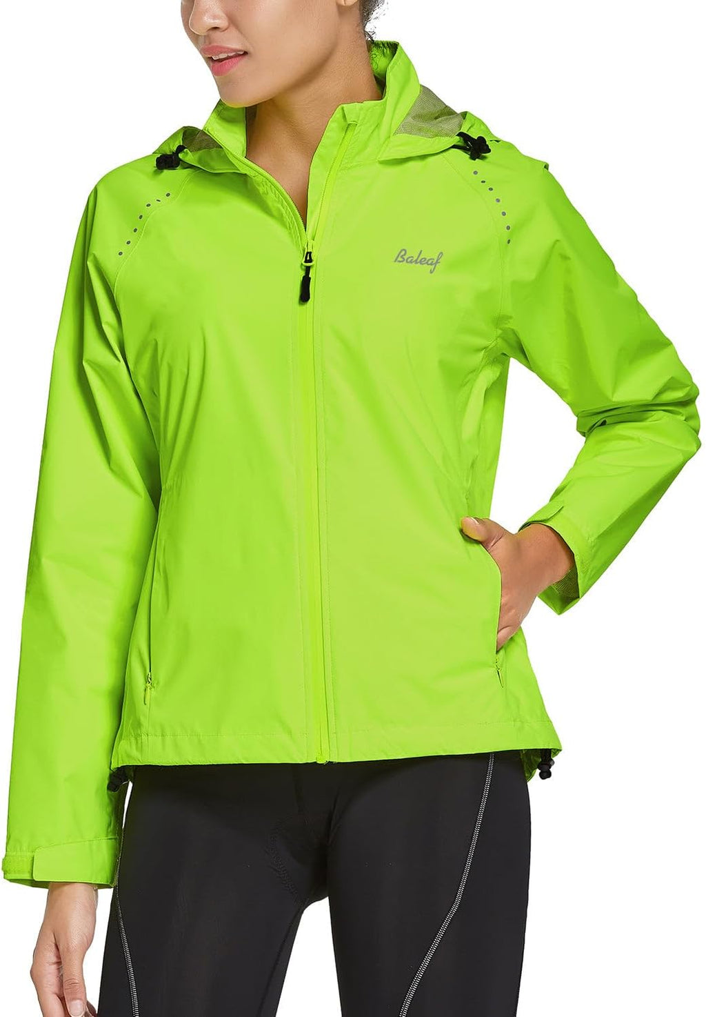 baleaf Packable Rain Jacket Women Waterproof Lightweight Jackets Hooded