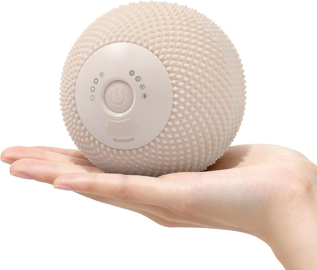 Heating Vibrating Massage Ball with 7 Modes & Memory Function