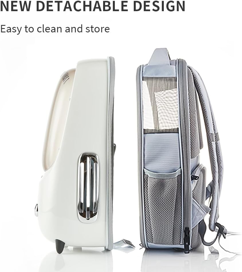 PETKIT Cat Backpack Carrier for Kitty Small Dog with Inbuilt Fan & Light