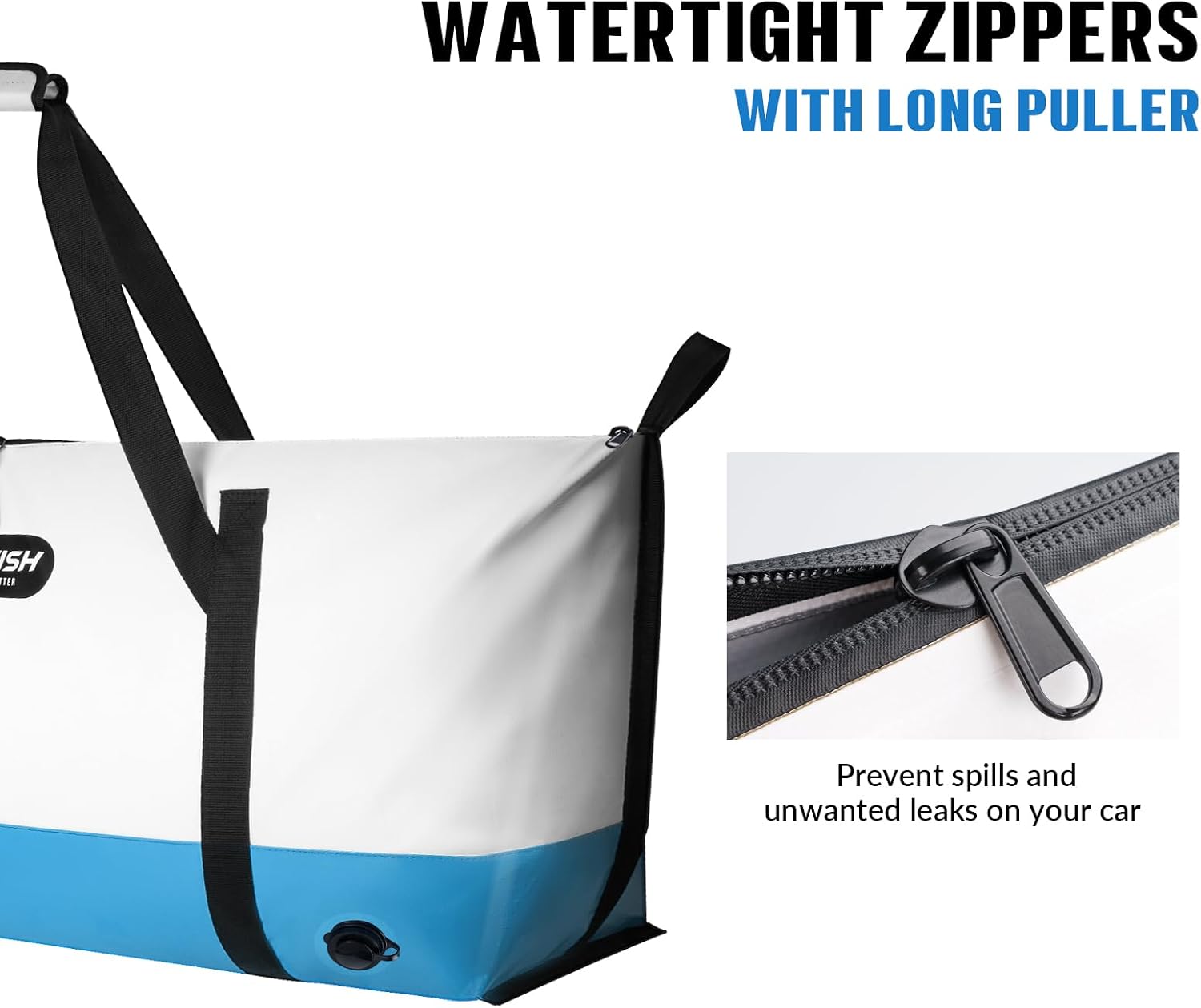 THKFISH Insulated Fish Cooler Bag, Fish Kill Bag for Caught Fish