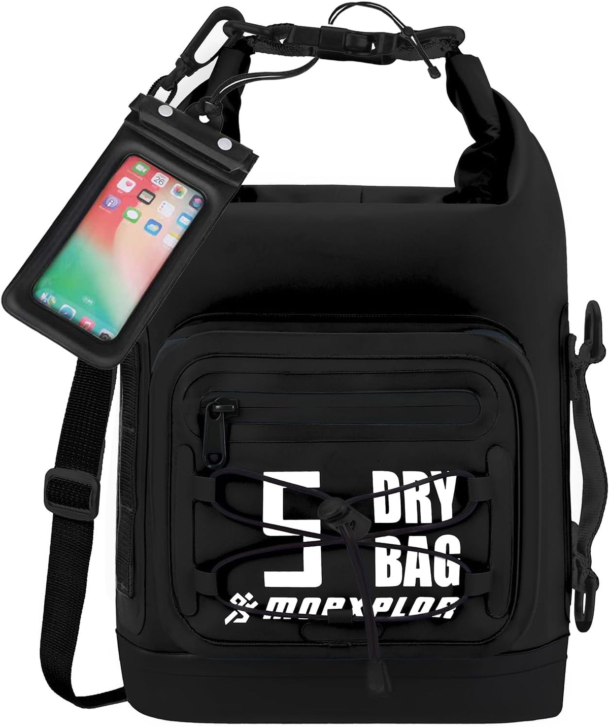 MORXPLOR Dry Bag Waterproof,5L/10L/20L/30L/40L/55L Roll Top Dry Bag Backpack with WaterProof Phone Case for Swim,Kayak