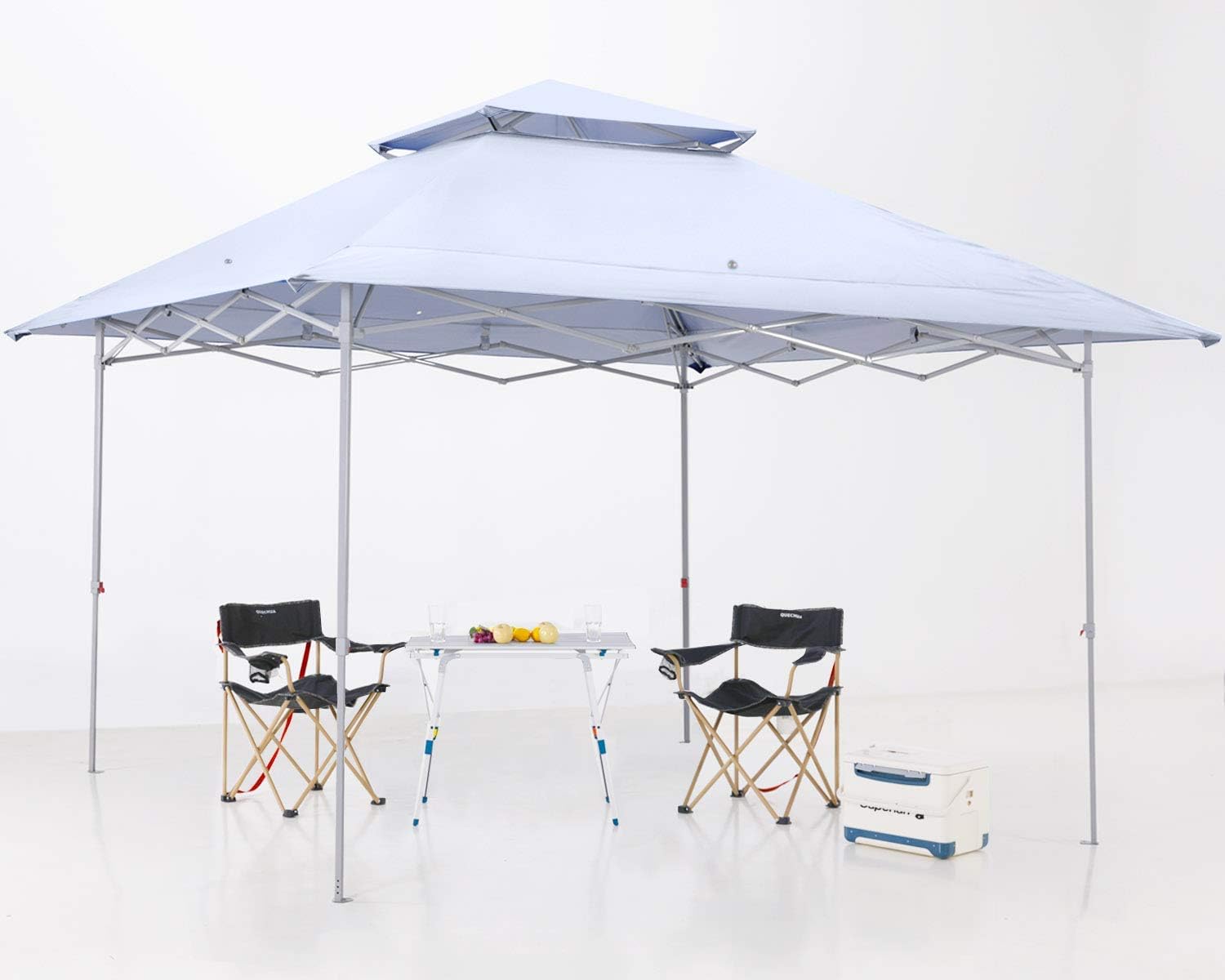 ABCCANOPY 13x13 Instant Pop Up Canopy Tent, Double Vented Top, White