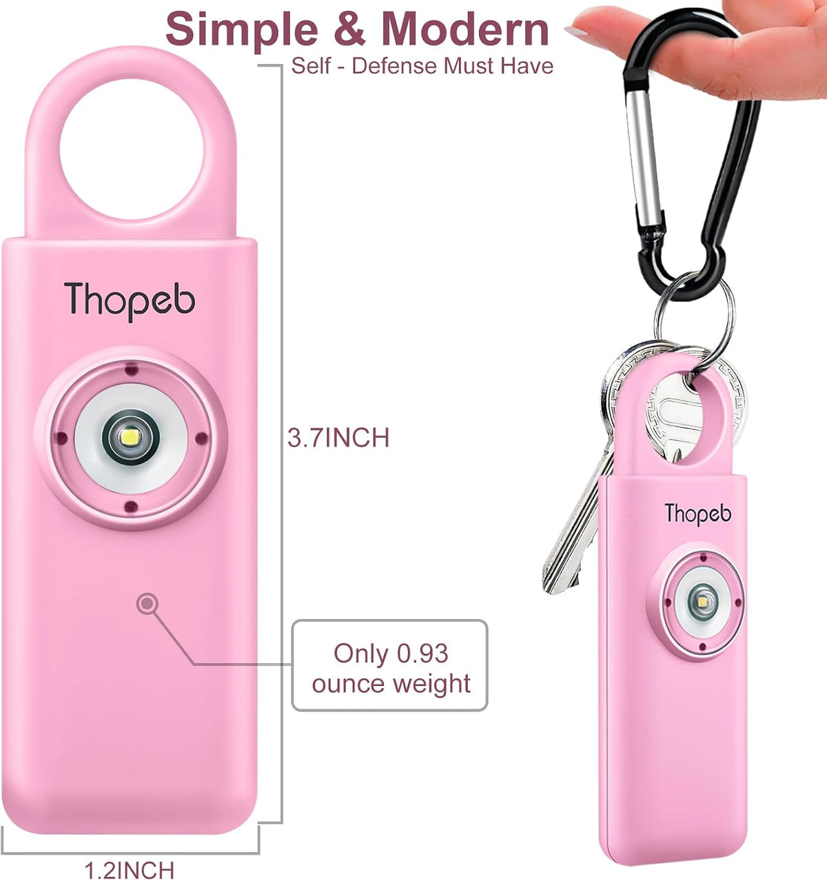 Personal Safety Alarm for Women – Superior Loud Siren & SOS Strobe