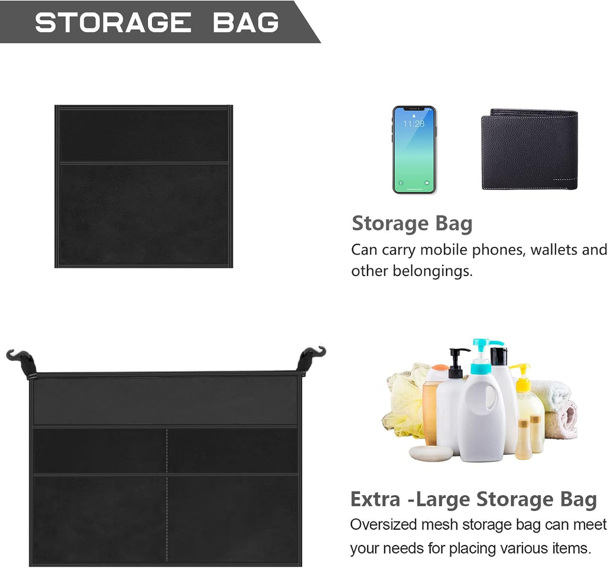 BRIAN & DANY Pop Up Shower Tent, Portable Changing Tent with Rain Shelter & Windows, Privacy Tent for Camping, Toilet or Bathroom, UPF 50+ & Waterproof, 47.2" x 47.2" x 74.8", Black