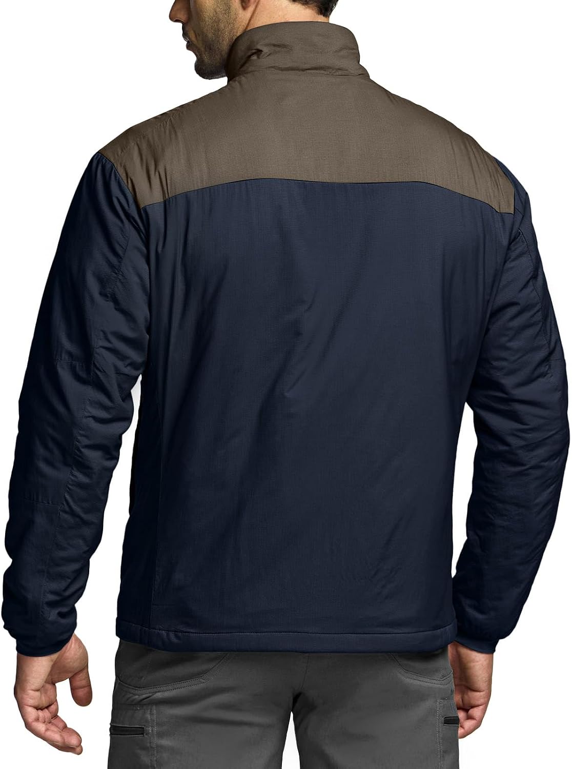 CQR Men's Lightweight Warm Insulated Jacket, Windproof Water Resistant Winter Active Coat for Hiking Work Outdoor Tactical