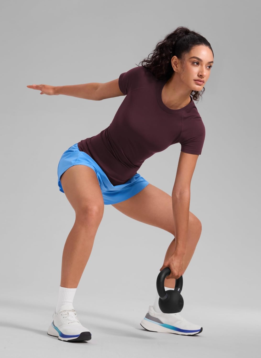 CRZ YOGA Seamless T-Shirt Hip Length
