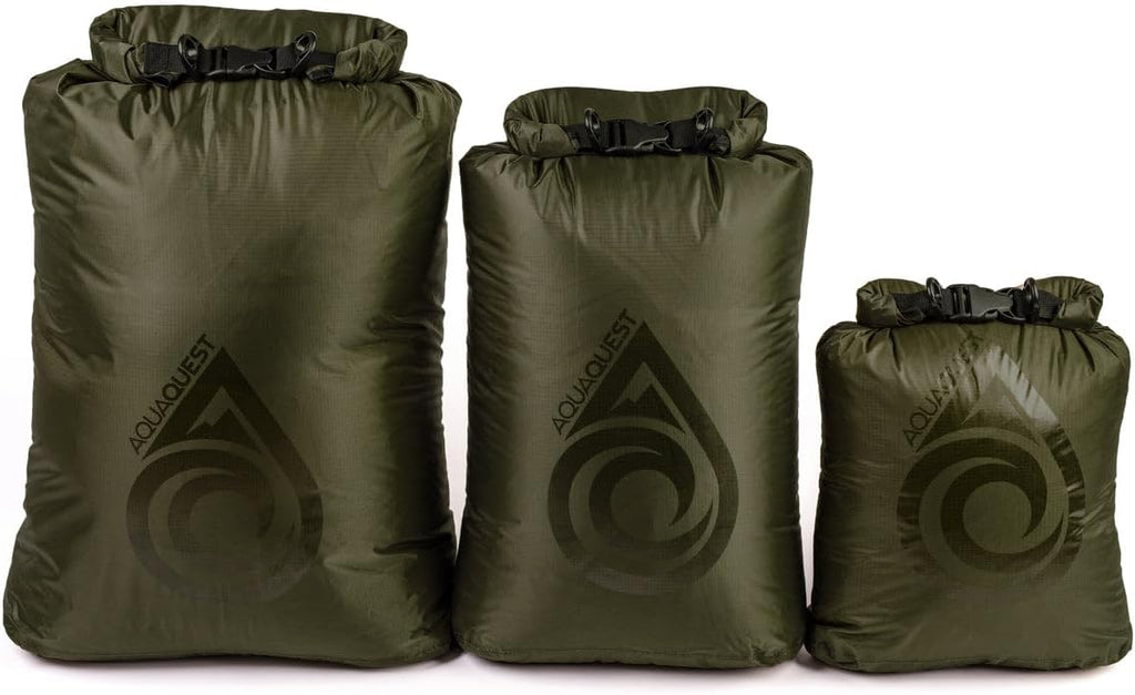 AquaQuest Rogue Dry Bag – 100L True Terrain Camo – 100% Waterproof Roll Top – Camping Gear Sack