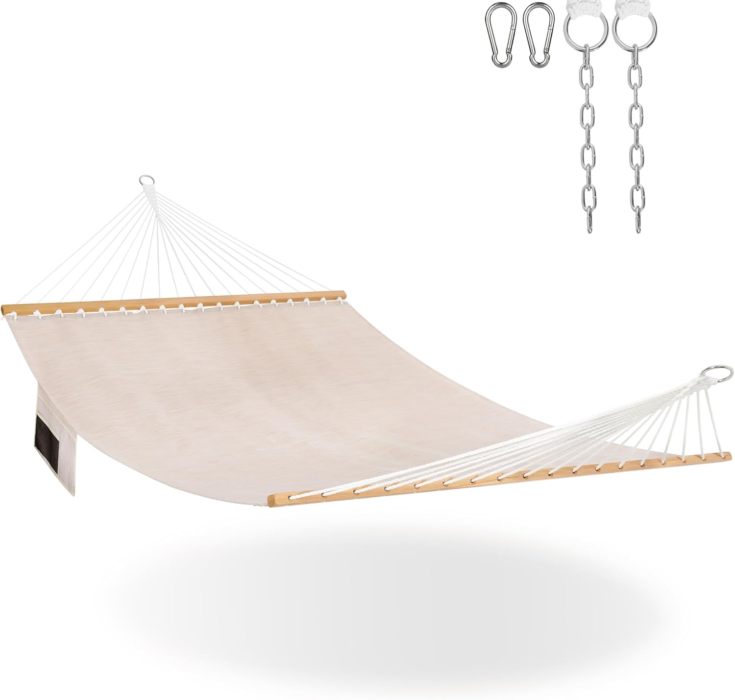 Lazy Daze Double Acrylic Quick Dry Hammock with Spreader Bar for Outdoor