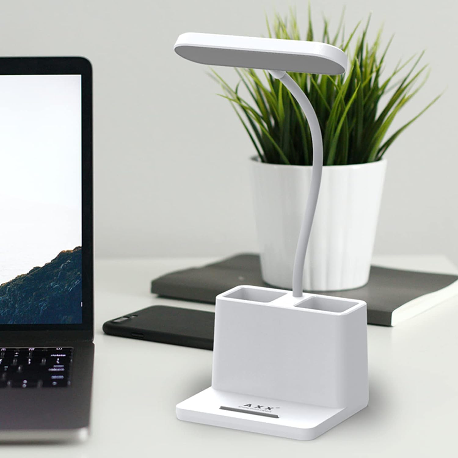 AXX Small Desk Lamp, Rechargeable Cute Table Light for Kids Teens