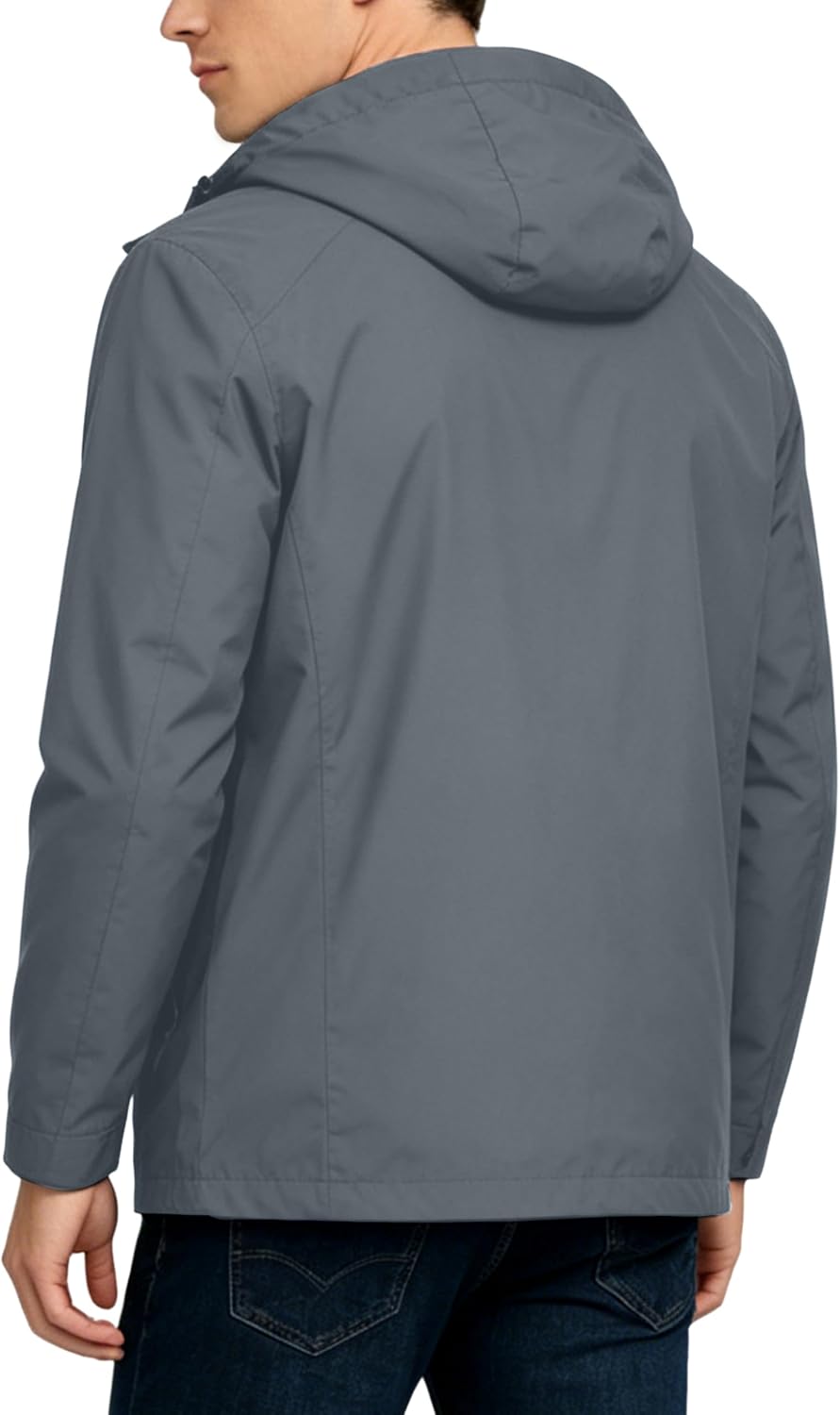 Little Donkey Andy Men's Waterproof Rain Jacket Outdoor Raincoat for Hiking