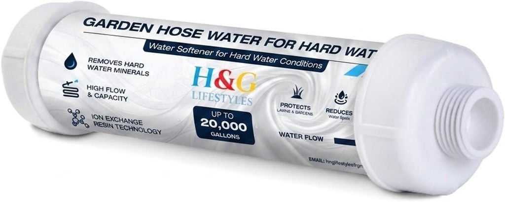 H&G lifestyles Garden Hose Filter for Hard Water,Calcium Inhibitor Filter