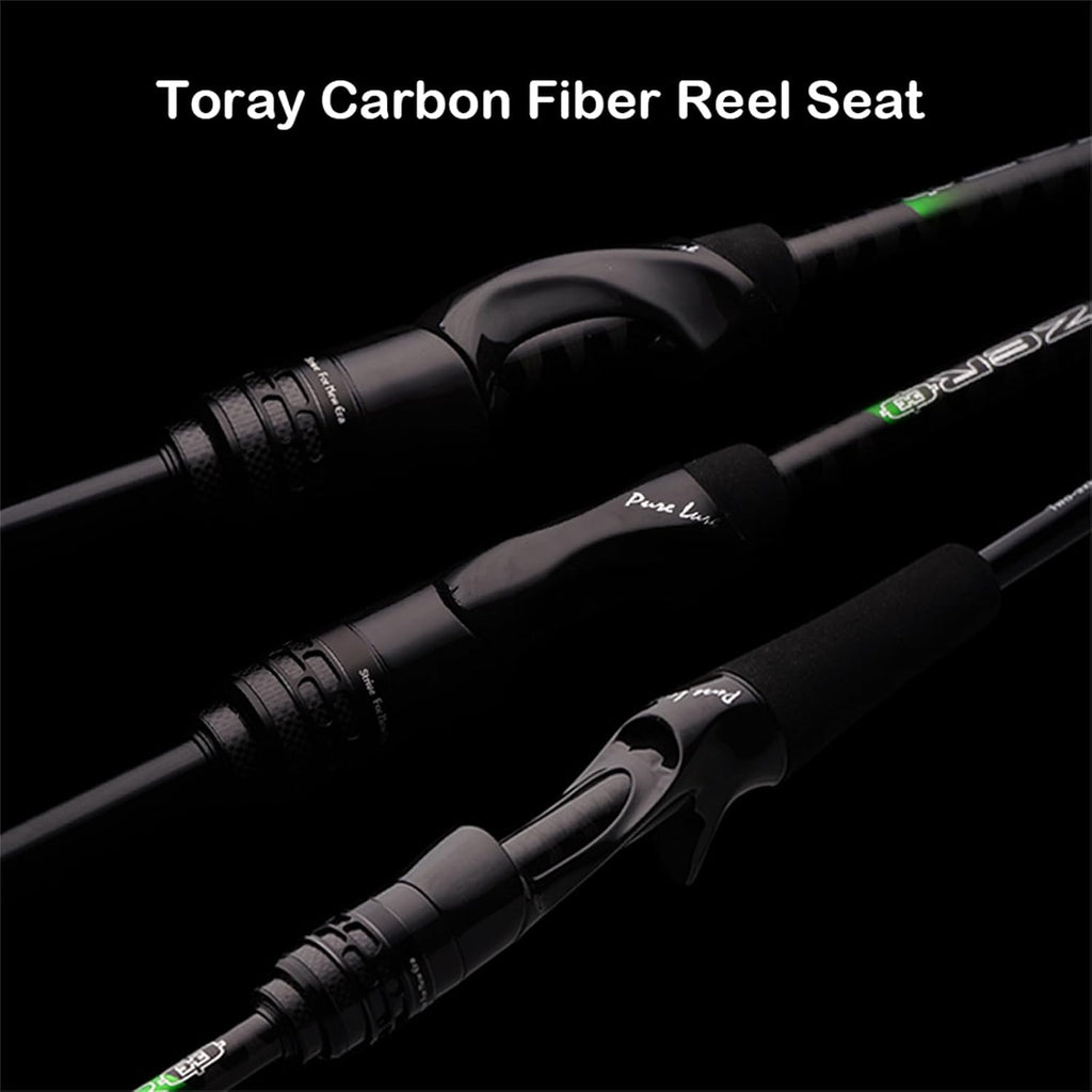 PURELURE Zero Ultralight Fishing Rod Solid Tip Spinning Casting Rod 2pc/5pc